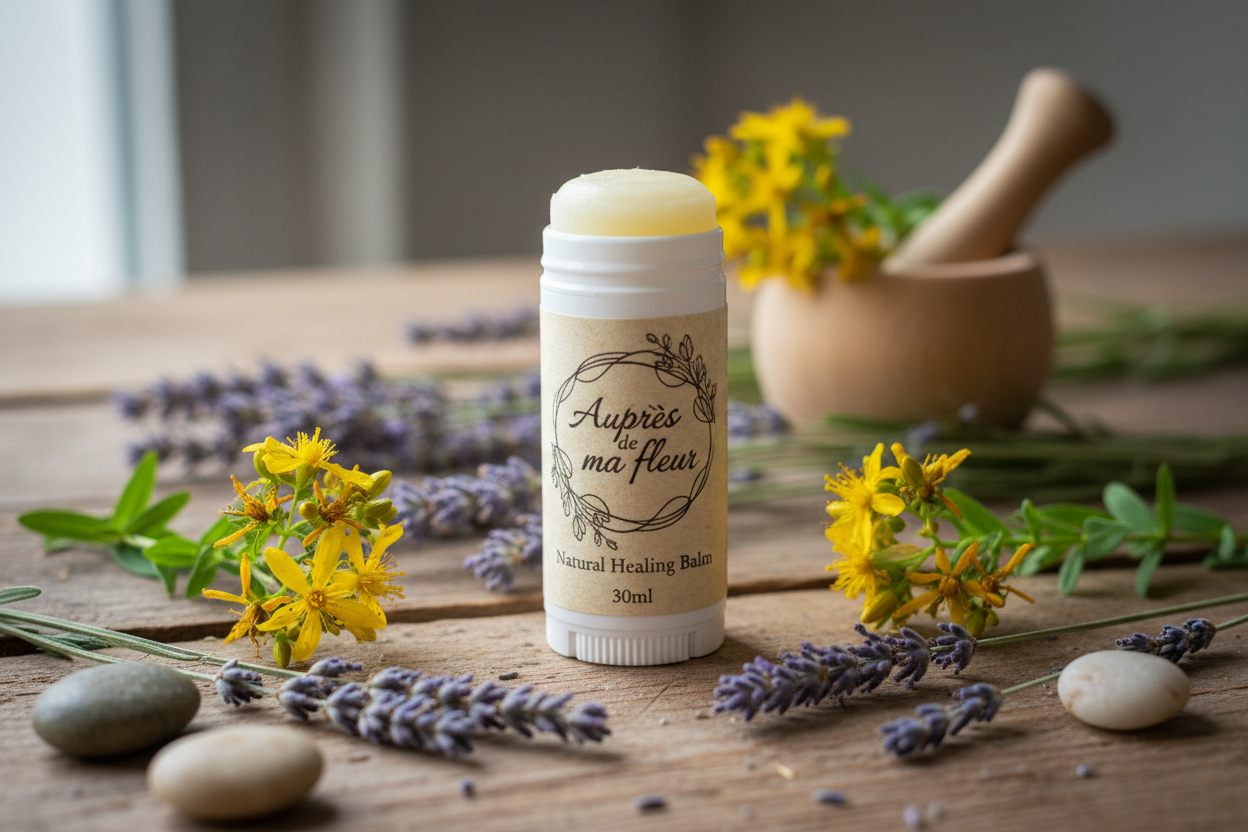 avec ecrit dessus aupres de ma fleur