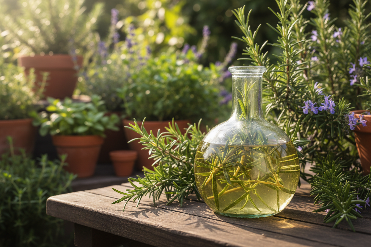 avec plus de jeune pousses dans le flacon