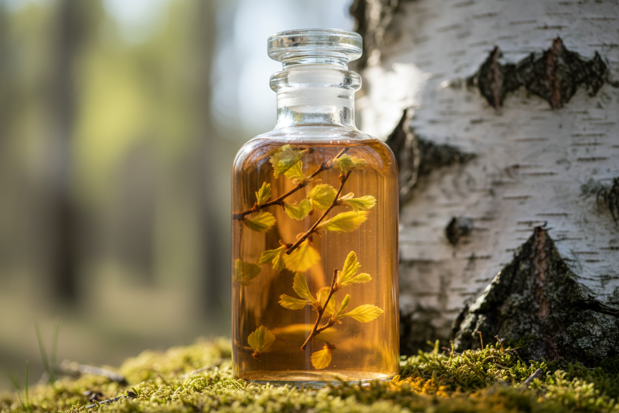 des pousses plus petite noyé dans le liquide